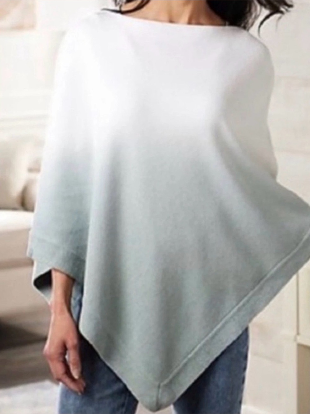NWT Barefoot Dreams size OS Plus Cozychic Ultra lite Ocean Breeze Poncho